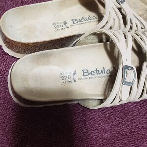 Birkenstock Beige Strappy Sandals